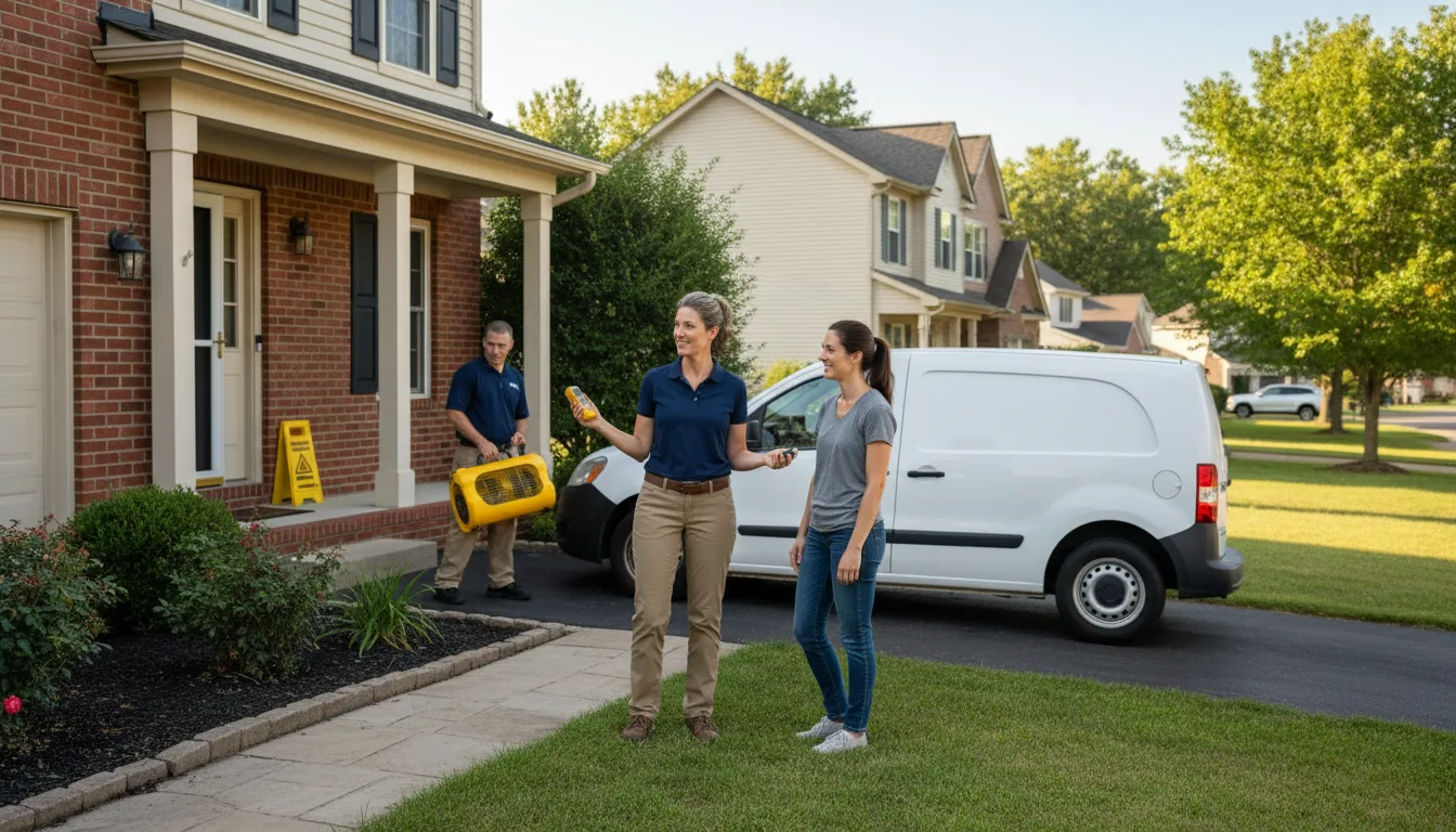 Residential water damage restoration in Reno, NV